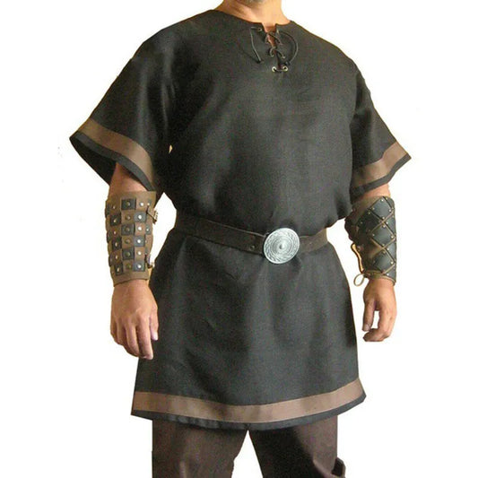 Vintage Renaissance Viking Pirate Tunic Shirt