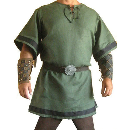 Vintage Renaissance Viking piraat tuniekshirt