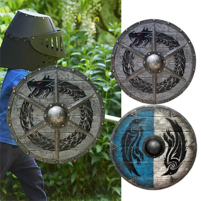 Eivor Valhalla Warpaint Dekorativní Dragon Viking Shield