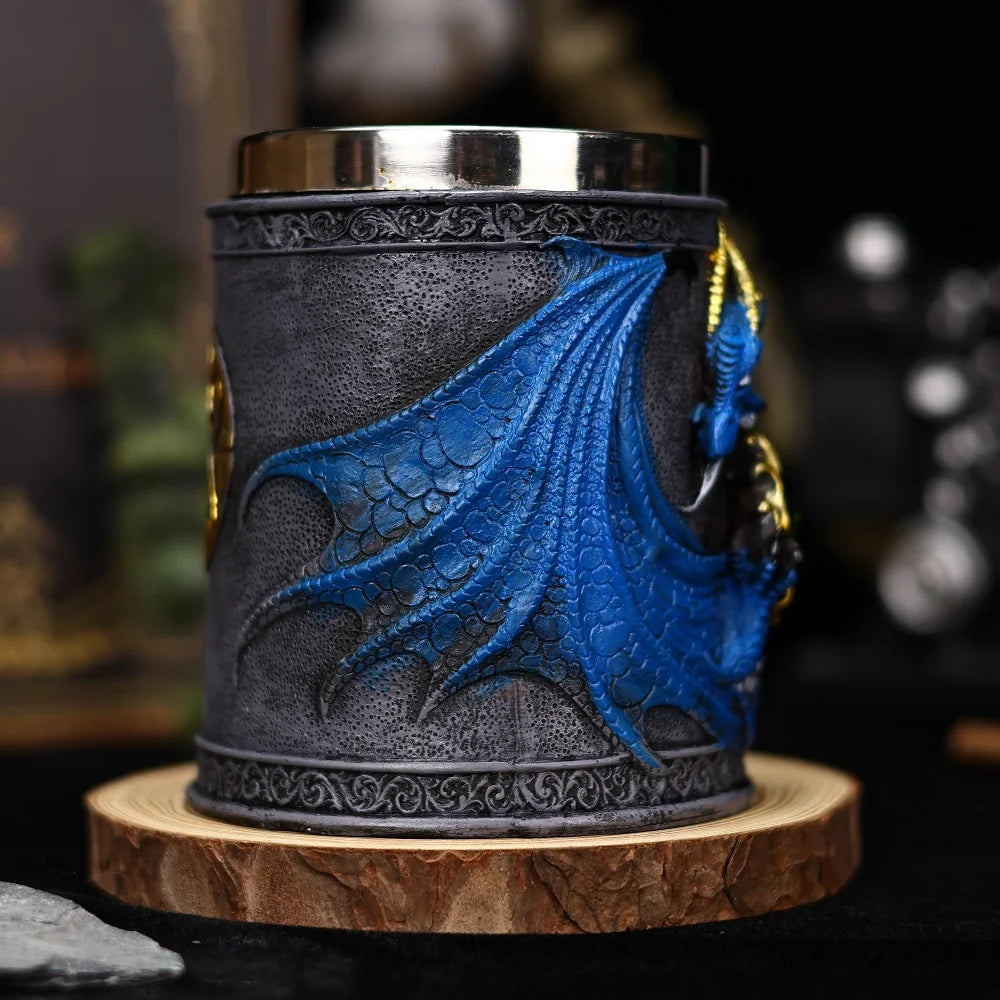 Creative Gothic Legendary Dragon Beer Viking Mug