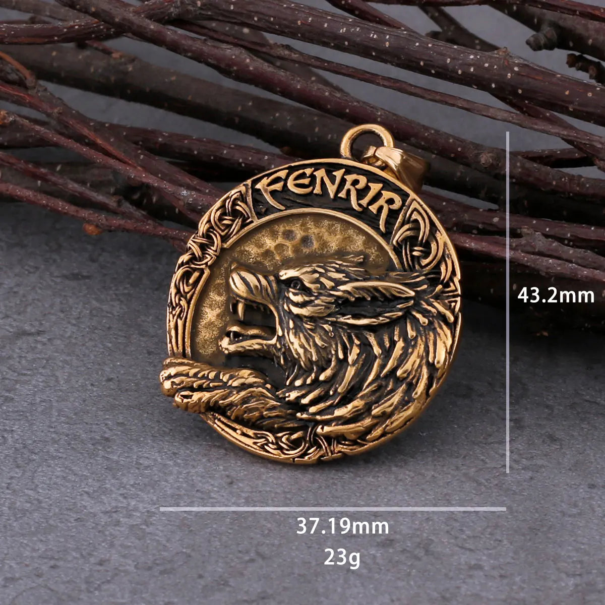 Fashionable Wolf Fenrir Viking Necklace