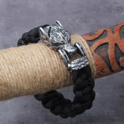 Wolf Bracelet Bracelets - TripleViking