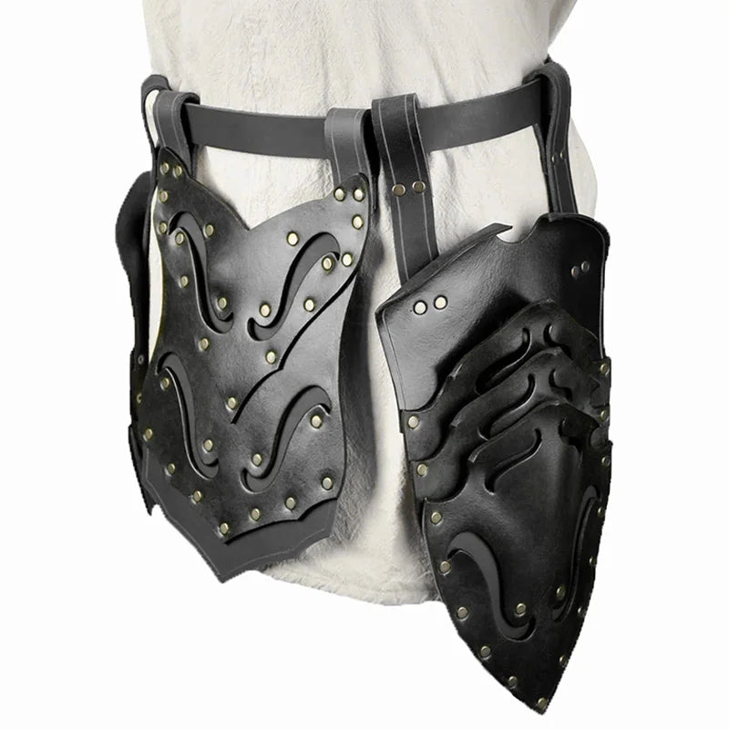 Knight Pirate Battle Skirt Leather Armor Viking War Belt