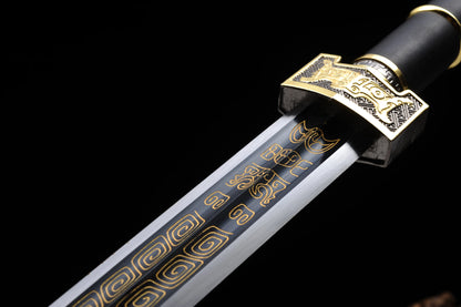 80cm Ancient Metal True High Steel Film Sharp High Hardness Warrior Battle Metal Viking Sword