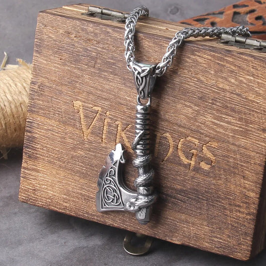 Viking Axe Necklace - TripleViking