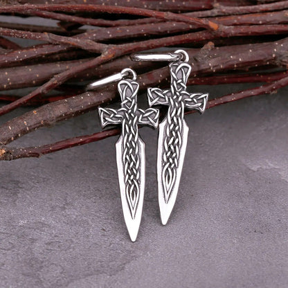 Warrior Sword Earrings - TripleViking