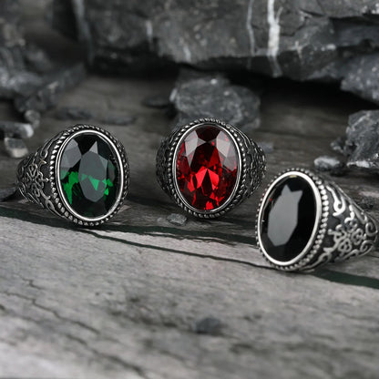 Crystal Stones Rings - TripleViking