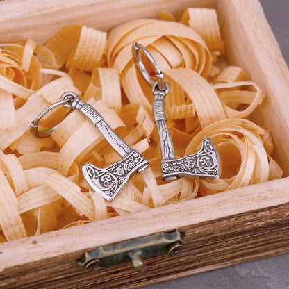 Rune Axe Earrings - TripleViking