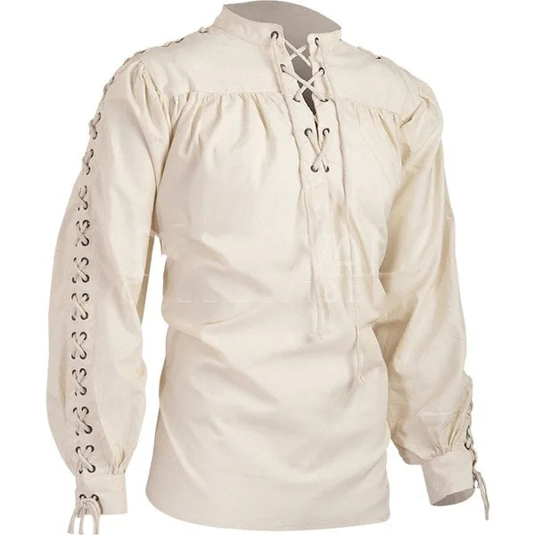 Viking Medeltida Renaissance Grooms Pirate Top