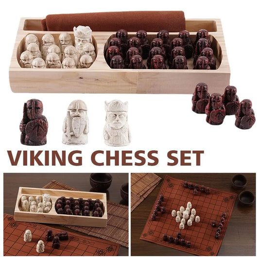 Traditional Strategy Retro Viking Chess