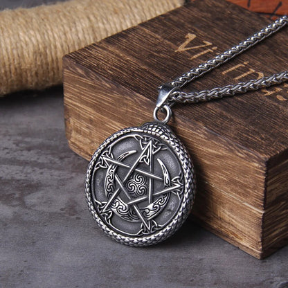 Ouroboros Life Tree Necklace - TripleViking