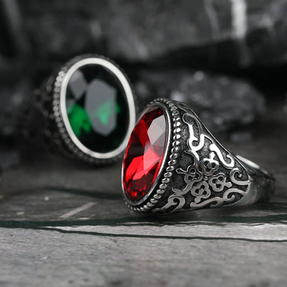 Crystal Stones Rings - TripleViking