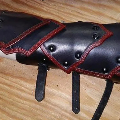 Viking Bracers Armure de bras en cuir médiéval