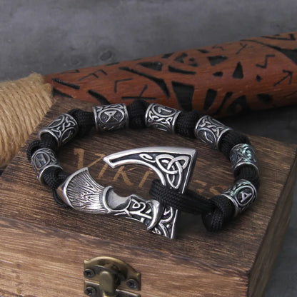 Axe Punk Beads Bracelet - TripleViking