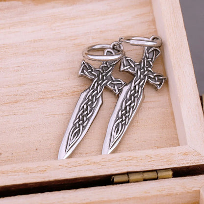 Warrior Sword Earrings - TripleViking