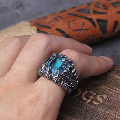 NO Fade Punk Dragon Ring - TripleViking