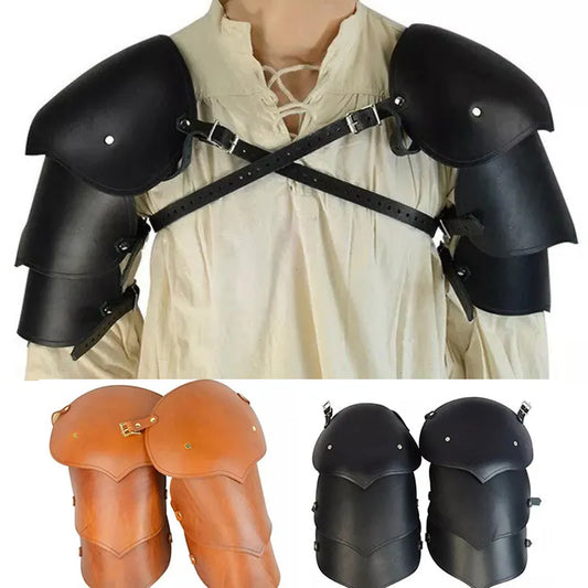 Wikinger-Krieger-Gladiator-Samurai-Arm-Schulterschutz-Rüstung