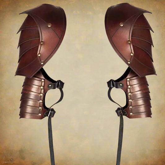 Armure d'épaule de chevalier viking Steampunk gothique