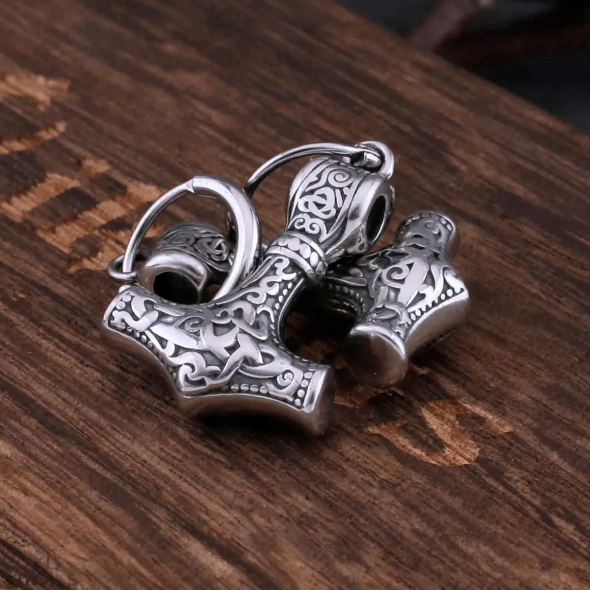 Thor's Hammer Viking Earrings