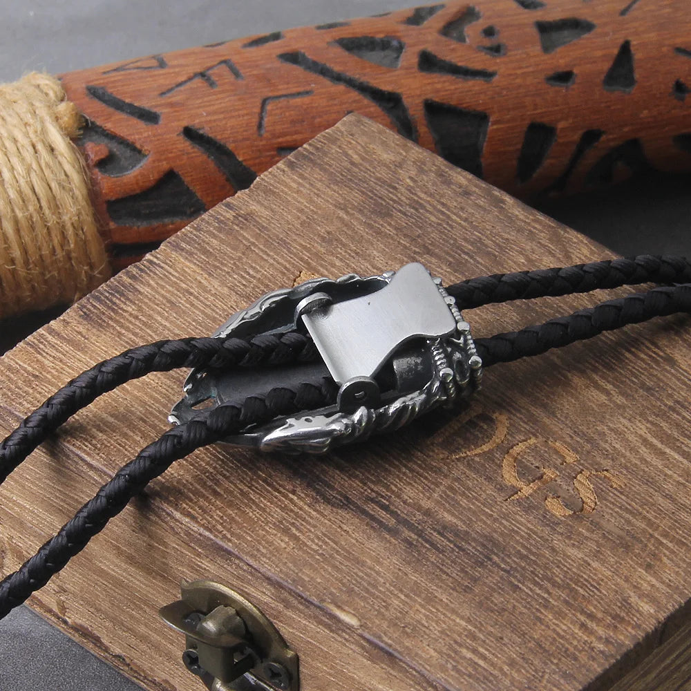 Nordic Bear Claw Valknut Viking Necklace
