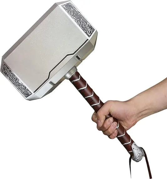 Superhero Thor Foam Weapon Hammer Metal Shield Movie Model With Belt Viking Hammer