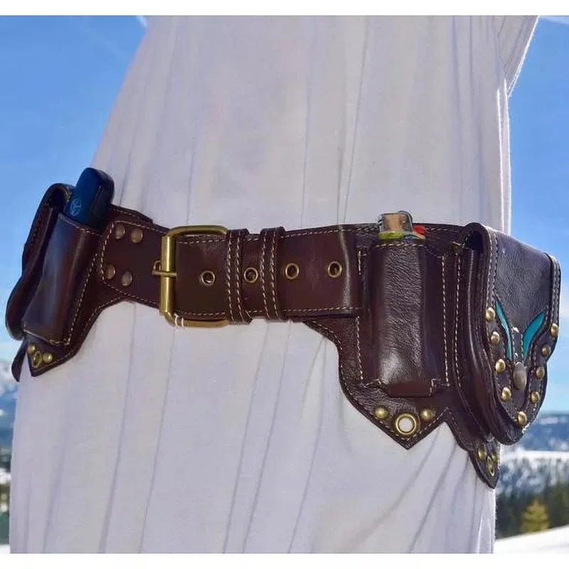 Bohemian Adjustable Hip Belt Bag Festival Pocket Waist Pack