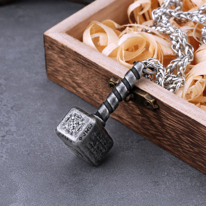 Collier Viking Thor Hammer Mjolnir