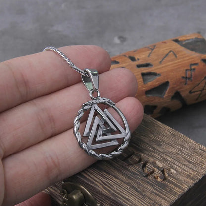 Ouroboros Stainless Steel Necklace - TripleViking