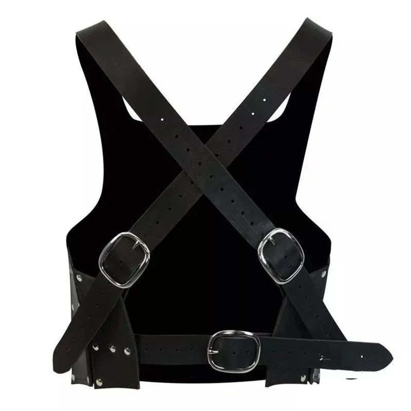 Viking Warrior Knight Leather Body Harness Breastplate