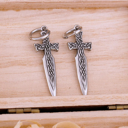 Warrior Sword Earrings - TripleViking