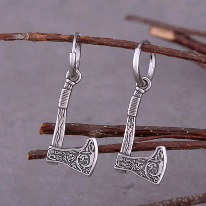 Rune Axe Earrings - TripleViking