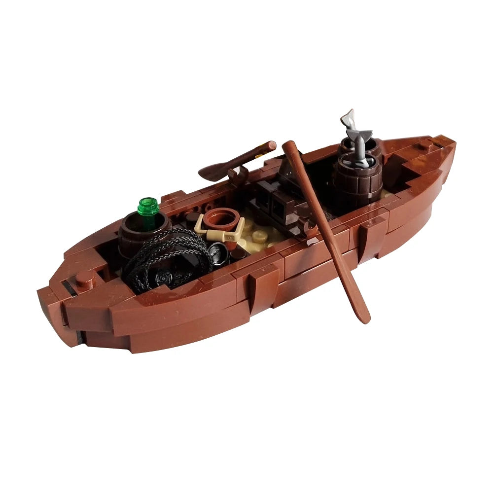 Small Viking Boat Maritime Adventure Building Block Kid Toy