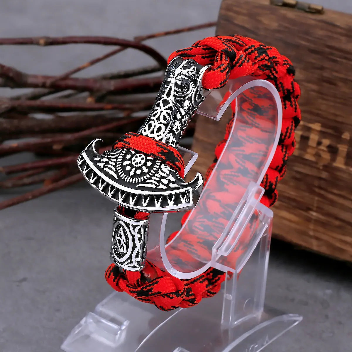 Odin Rune Axe Viking Bracelet