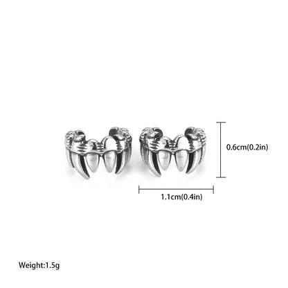 뱀파이어 이빨 바이킹 귀걸이