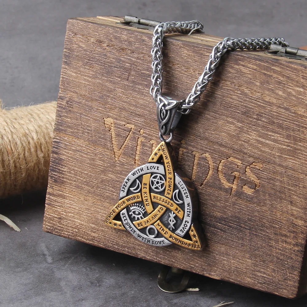 Norse Odin Trinity Viking Necklace