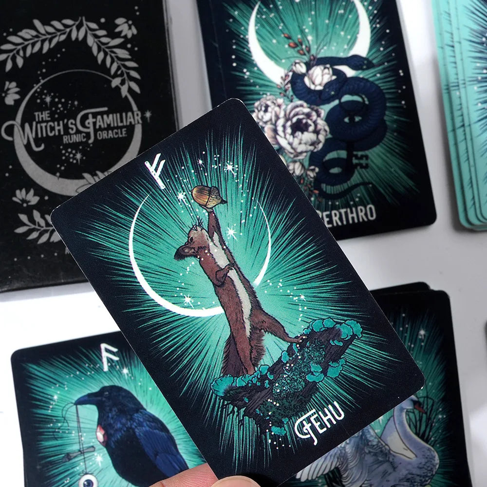 Wikinger-Tier-Orakel-Runen-Tarot-Deck