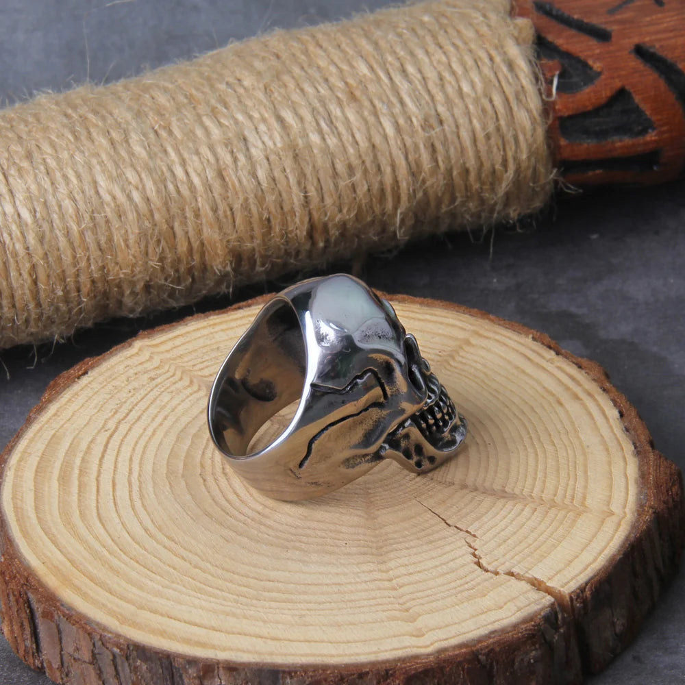 Calvarium Skull Viking Ring