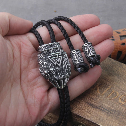 Nordic Bear Claw Valknut Viking Halsband