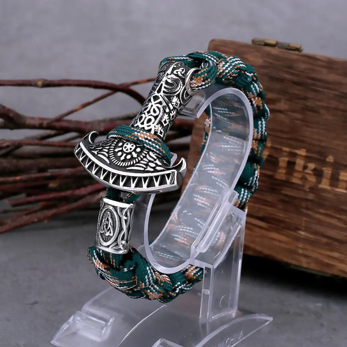 Odin Rune Axe Viking Bracelet