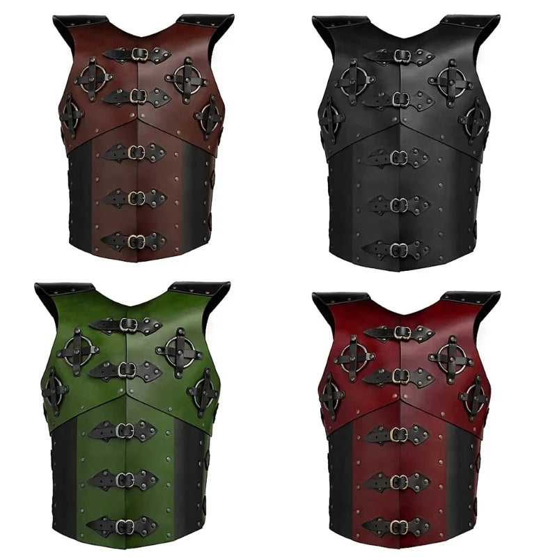 Viking Warrior PU Leather Body Chest Armors