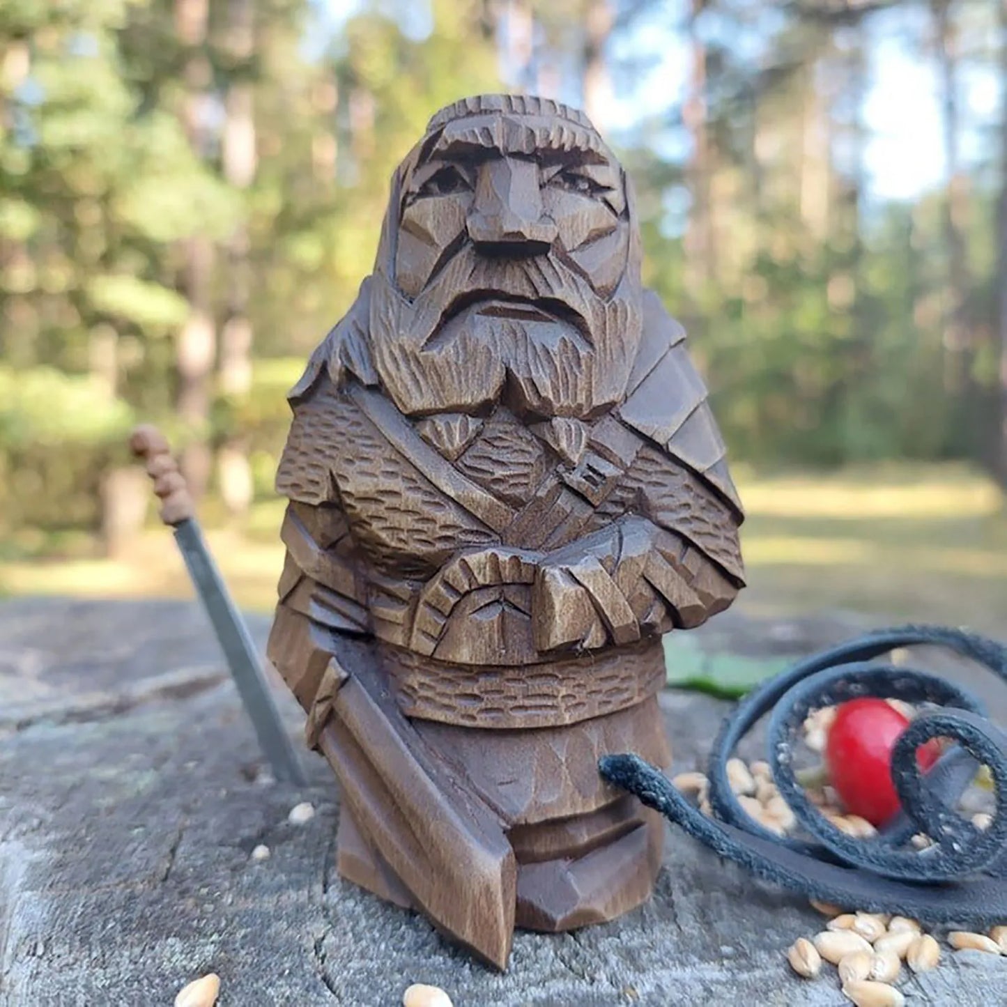 Resin Nordic Viking Statue