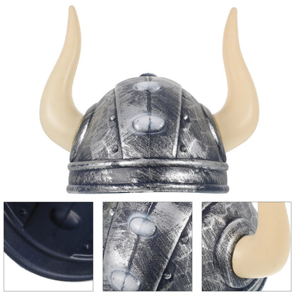 Plast Viking Buffalo Ox Horns Hat