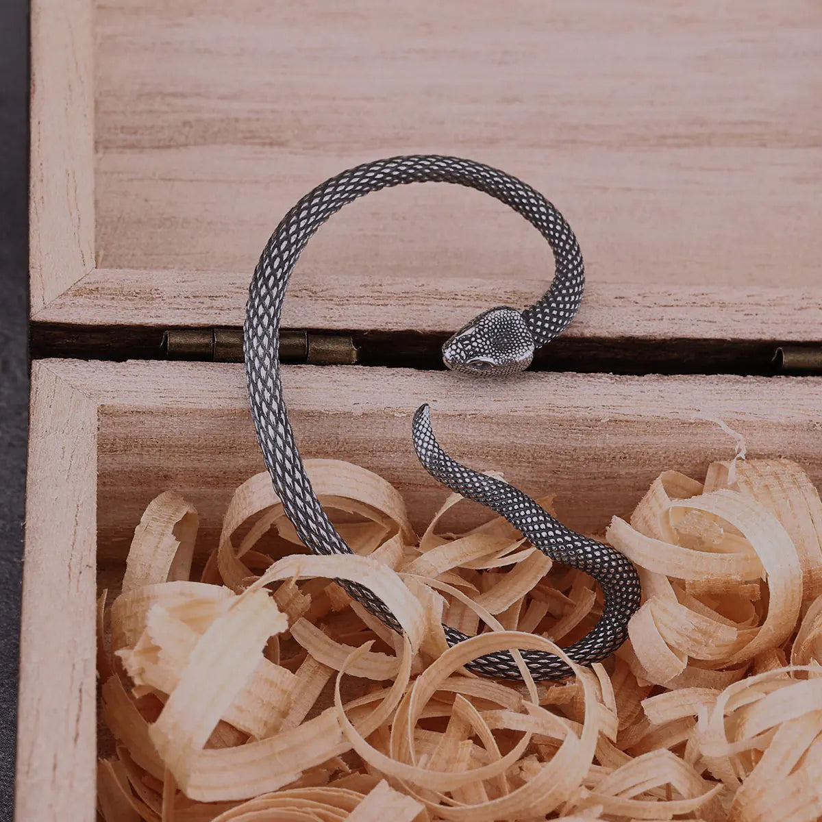Stainless Steel Animal Snake Clip Earrings