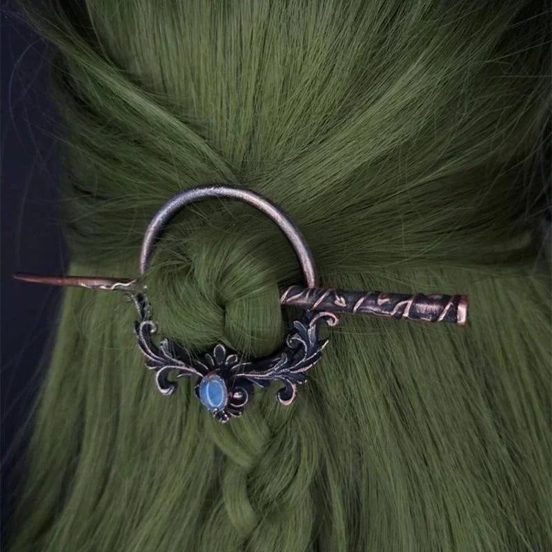Vintage Metal Chopsticks Nordic Viking Style Hair Stick