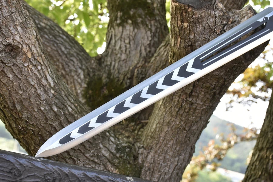 78cm Stainless Steel Dragon Handle Battle Warrior Metal Viking Sword