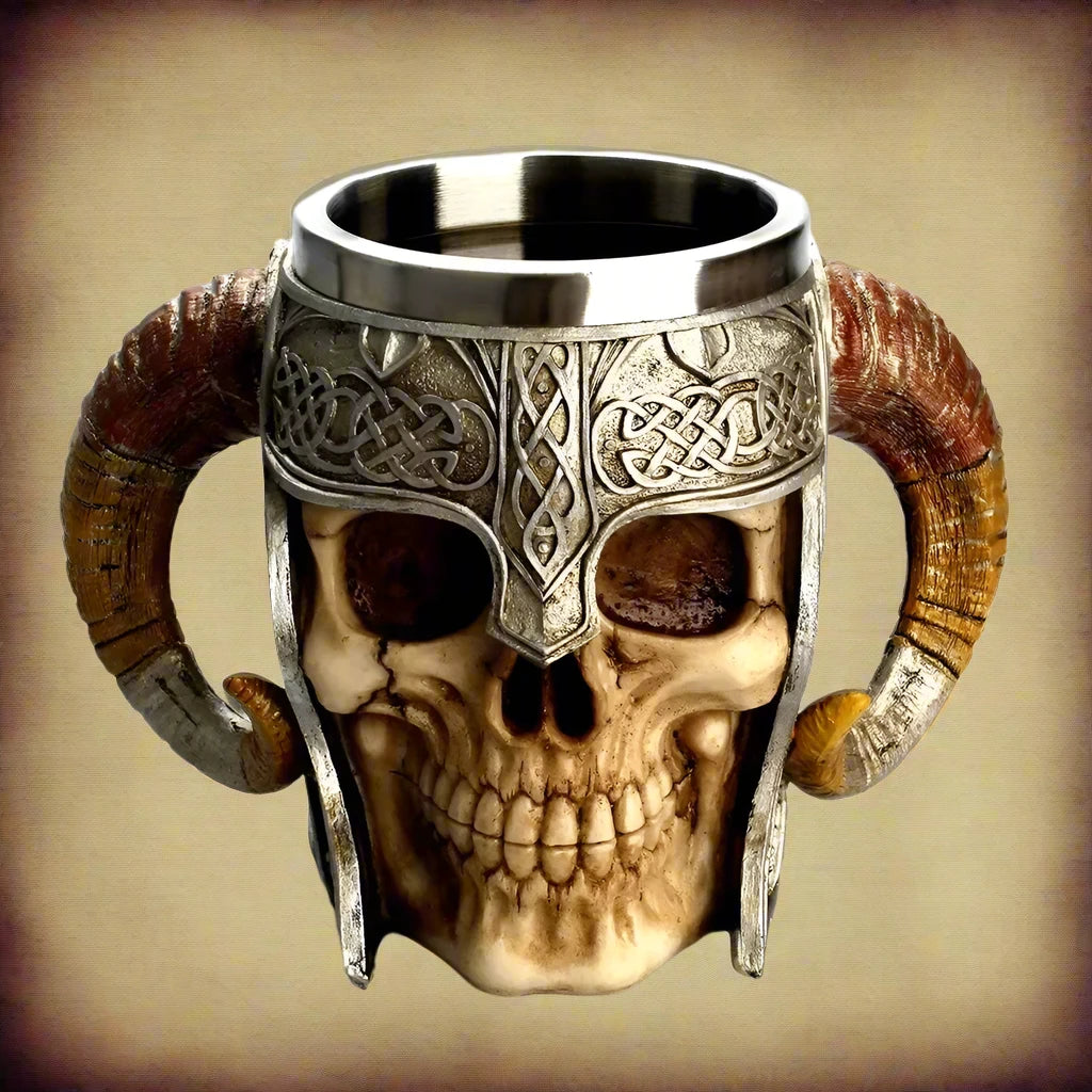 Cruach Dhosmálta Corn Ram Tiarna Trodaí Skull Lochlannach Mug