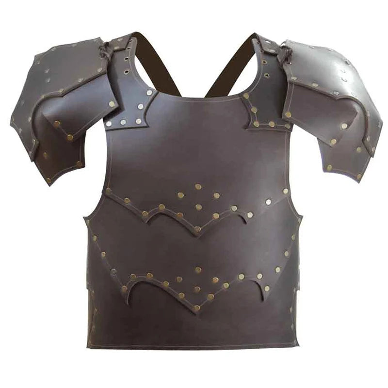 Viking Cosplay Costume Gothic Men Shoulder Chest Armor