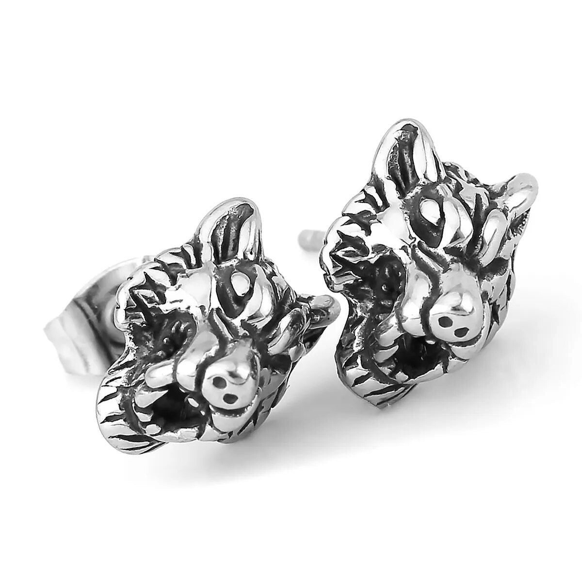 Tiger Stud Earrings - TripleViking