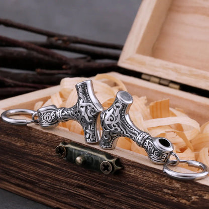 Boucles d'oreilles Viking Marteau de Thor