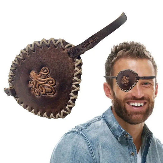 Retro PU Leather Viking Eye Patch